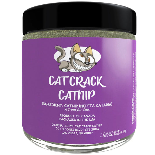 Catnip Zoomie-Inducing Cat Nip Blend North American Made & 100% Natural Safe & Non-Addictive (1 Cup)