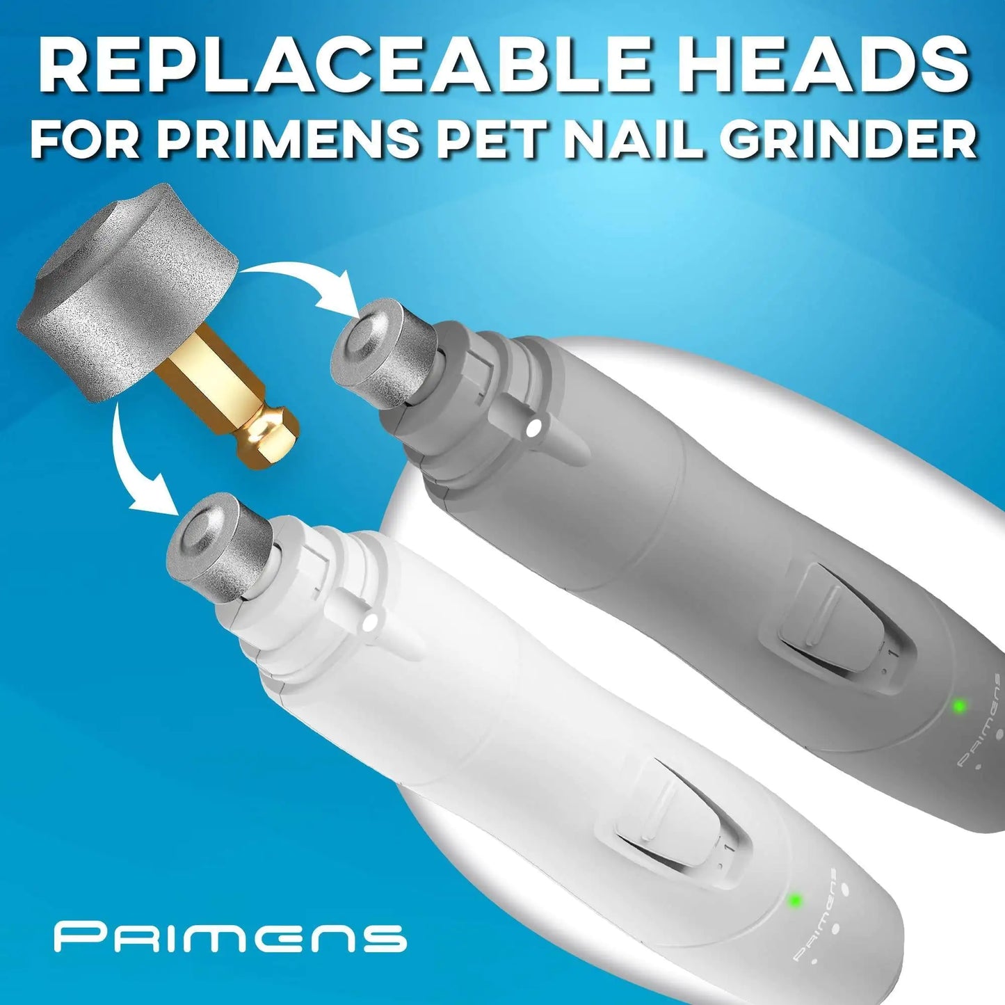 Dog Nail Grinder Replacement Head Pack of 3 Bits Tip  50% OFF